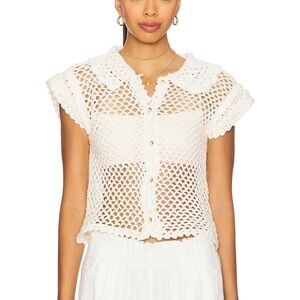Lily Crochet Top free people